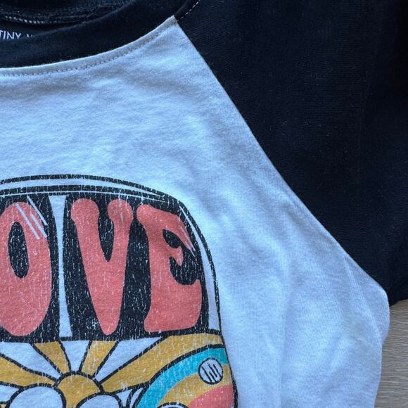 Tiny Whales Retro Van Raglan T-Shirt - Size 5 - Picture 3 of 4